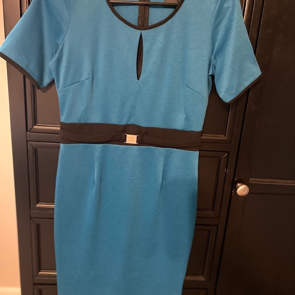 Blue Midi Dress - Small Kardashian Kollection